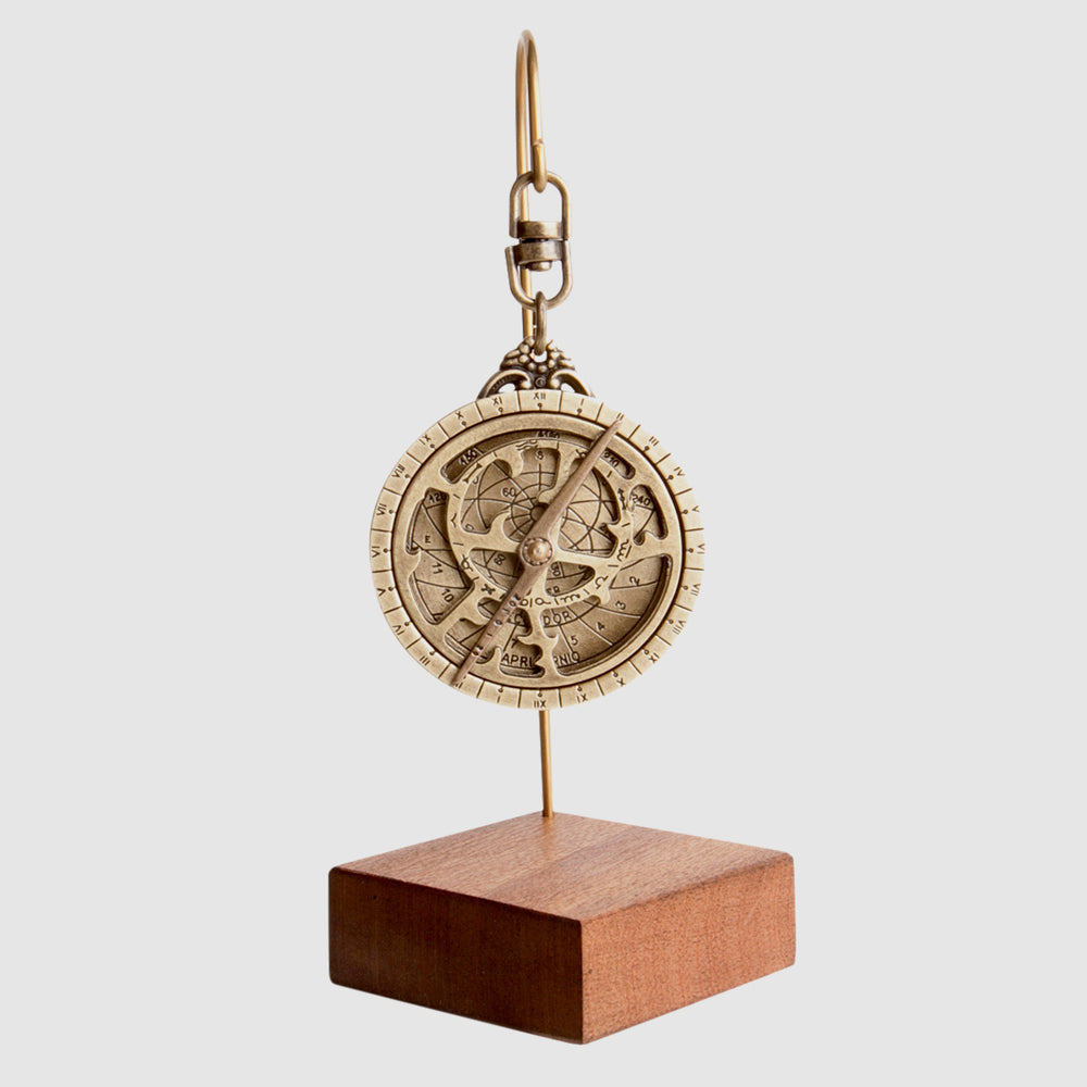 Astrolabio Planisférico, Miniatura en, observación Astronómica, Belleza y Ciencia, Historia y Tecnología,, Objeto de colección