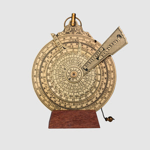 
                  
                    Cargar imagen en el visor de la galería, Nocturlabio-Hemisferium, Reloj de sol, Instrumento navegación, Observación Astronómica, Artesanía para coleccionistas
                  
                