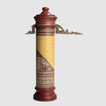 ReloJ de Sol Vertical, Reproducción artesanal, portátil, objeto para coleccionistas, Historia y ciencia, Instrumento de Gabinete